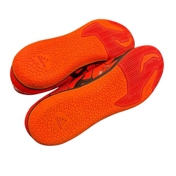Adidas x 15.3 Indoor Soccer Shoes Boots Mens 10 Orange Black Astro Turf new